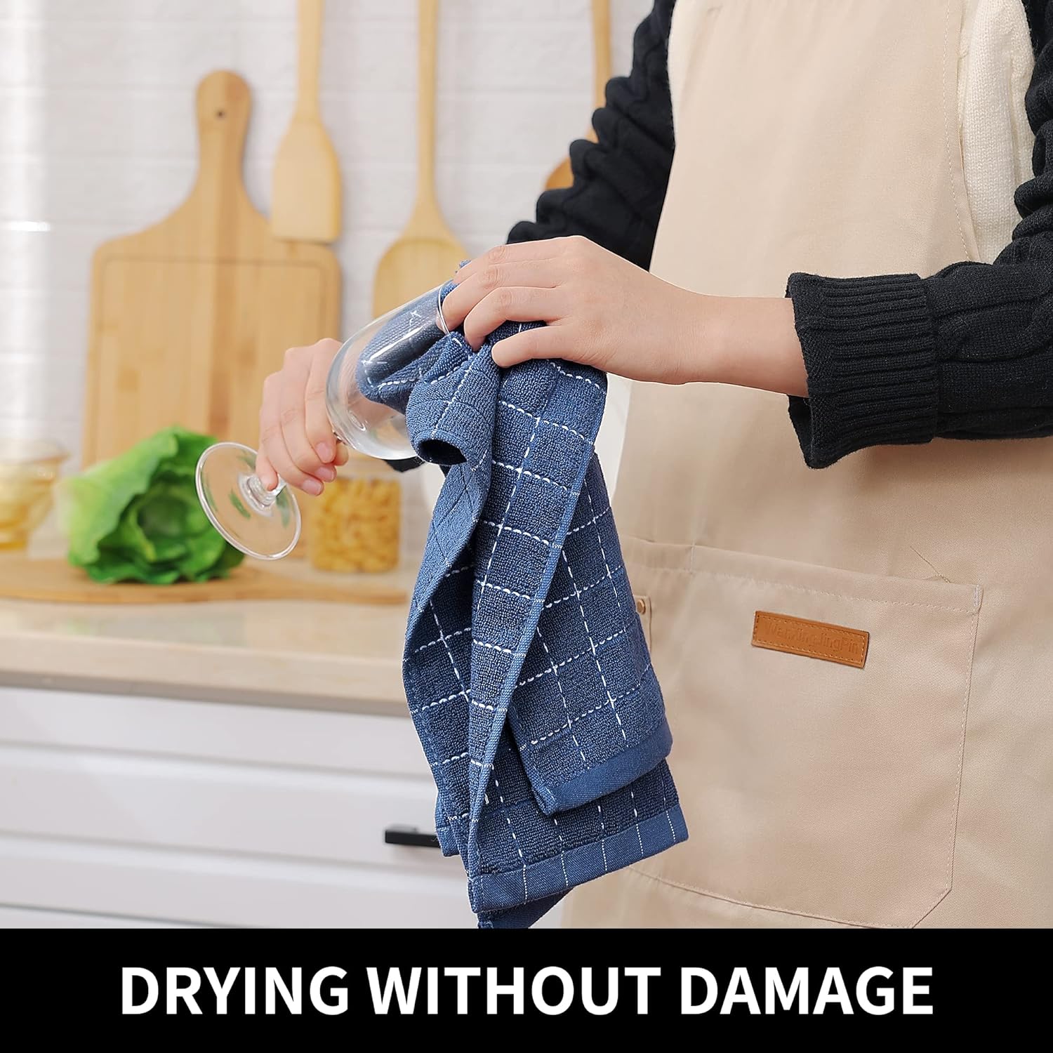 Kitchen Towels, Soft and Super Absorbent Dish Towels, Cotton Kitchen Towels -Pack of 4 (13 Kitchen Towels, Soft and Super Absorbent Dish Towels, Cotton Kitchen Towels -Pack of 4 (13